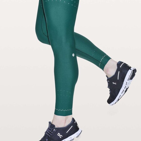 Lululemon Zoned In Tight 27" Senseknit in Green Jasper, size 4 - Picture 4 of 12